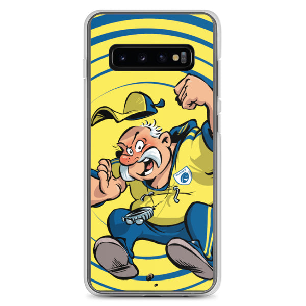 Coque Samsung - Coach - Jaune/Bleu