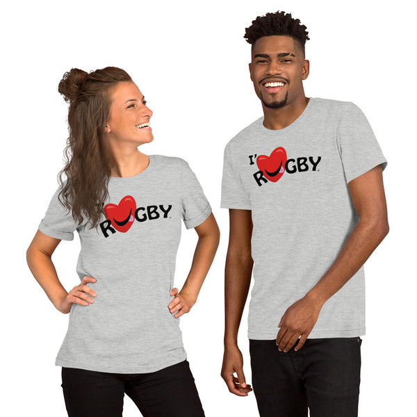 T-shirt unisexe I' Love RUGBY