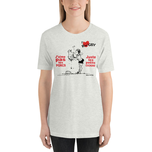 T-shirt FEMME - J'aime pas les PORCS...