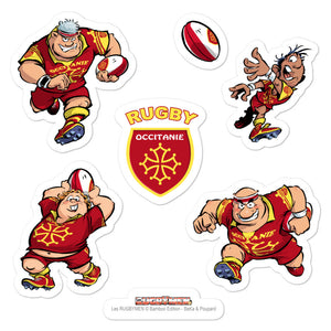 Stickers - Rugbymen 1 - Occitanie