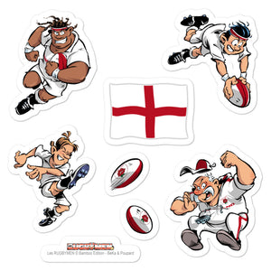 Stickers - Rugbymen 2 - England