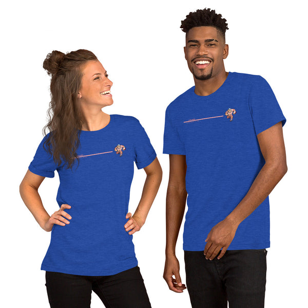 T-shirt unisexe Bandeau Anesthésiste - I Love RUGBY