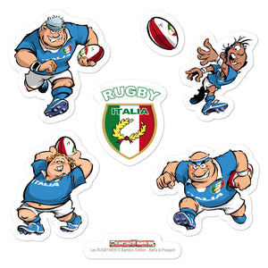 Stickers - Rugbymen 1 - Italia