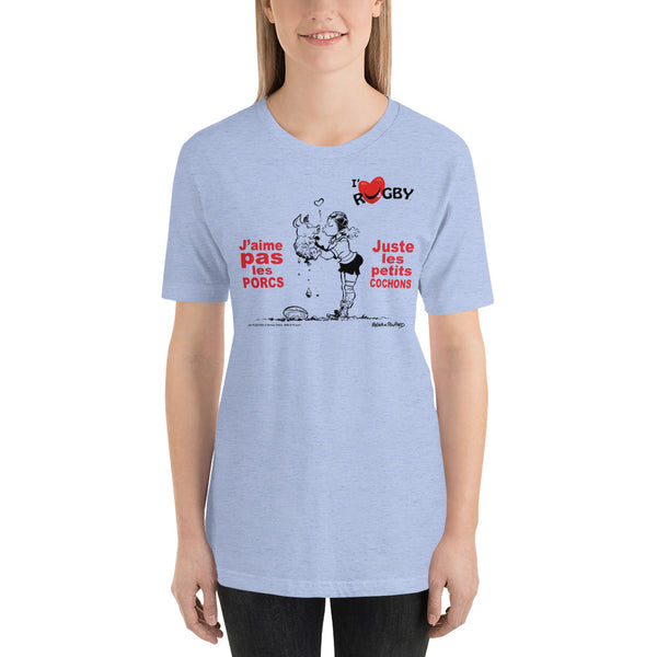 T-shirt FEMME - J'aime pas les PORCS...