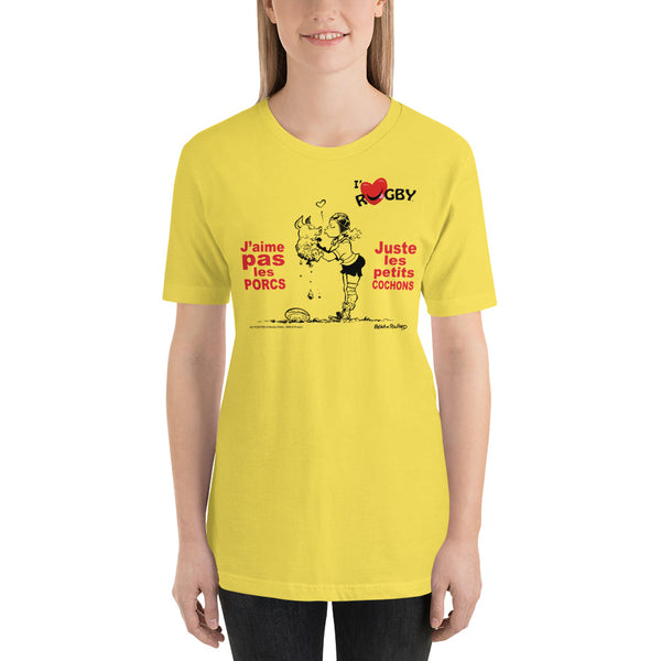 T-shirt FEMME - J'aime pas les PORCS...