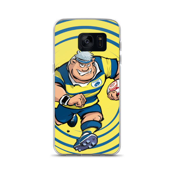 Coque Samsung - Anesthésiste - Jaune/Bleu