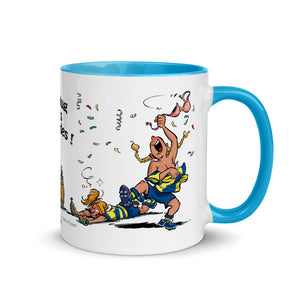 Le MUG des Fêtardes - Jaune/Bleu