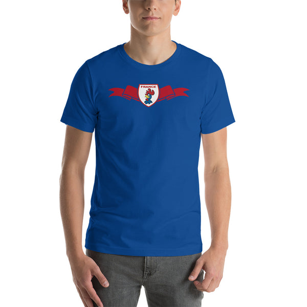 T-Shirt unisexe - Ruban/Écusson - France