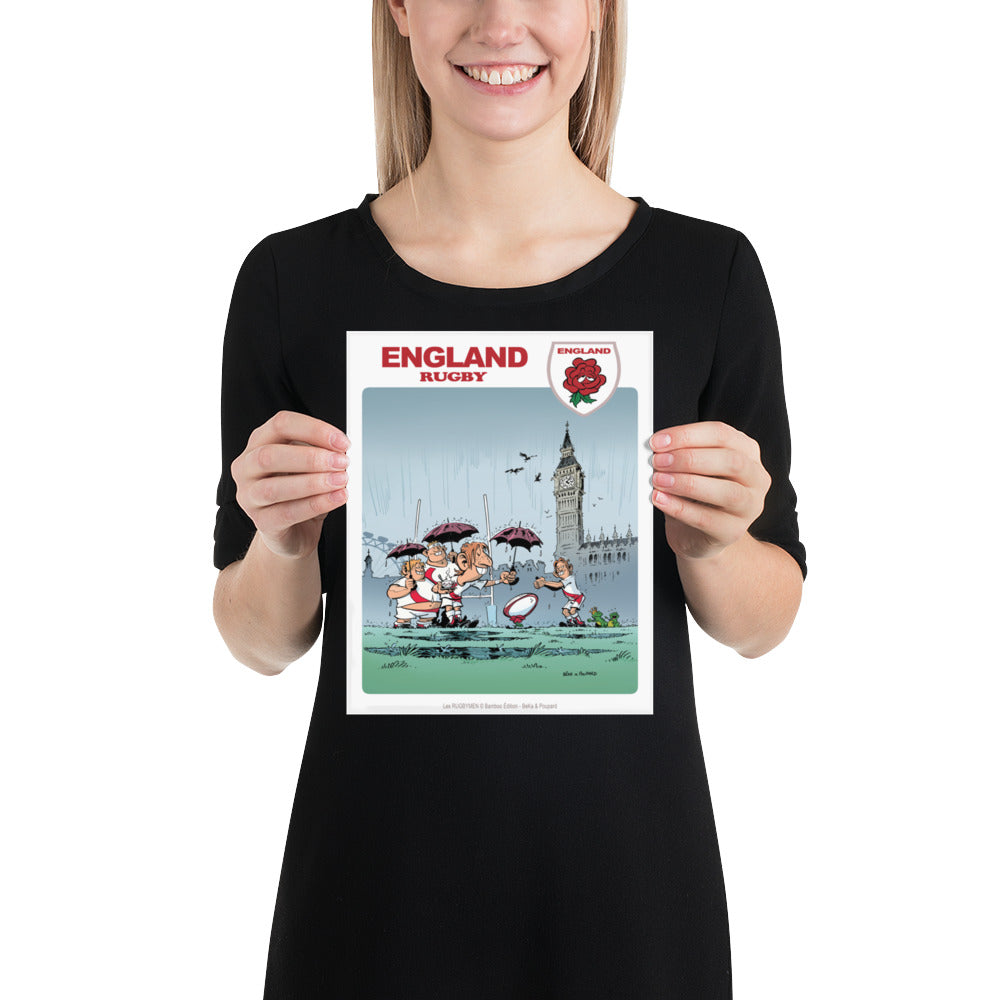 Poster - England Rugby – laboutiquedesrugbymen