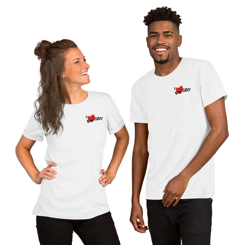 T-shirt unisexe - Emblème I Love Rugby