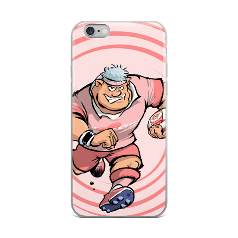 Coque iPhone - Anesthésiste - I Love RUGBY