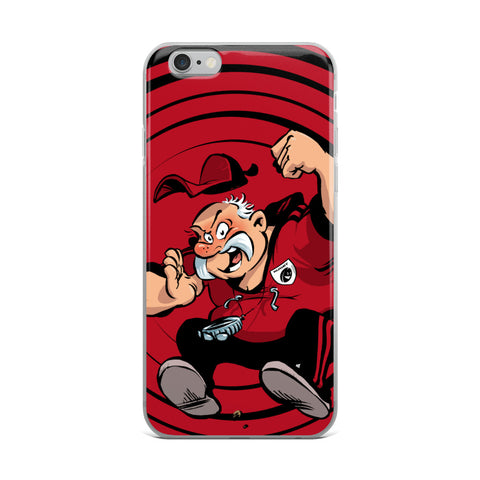 Coque iPhone - Coach - Noir/Rouge