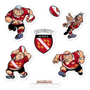 Stickers - Rugbymen 1 - Alsace