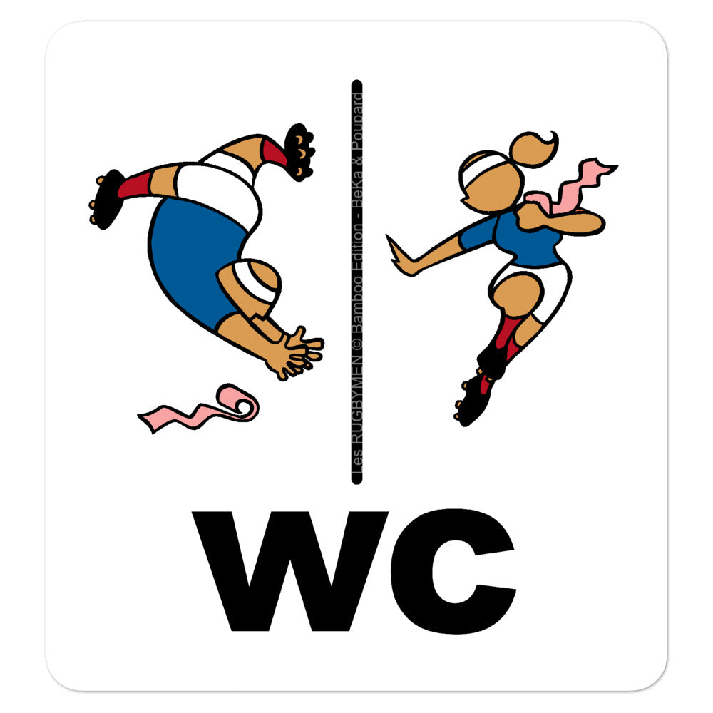 Sticker - Porte des WC - France
