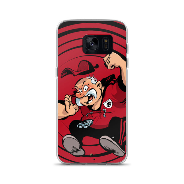 Coque Samsung - Coach - Noir/Rouge