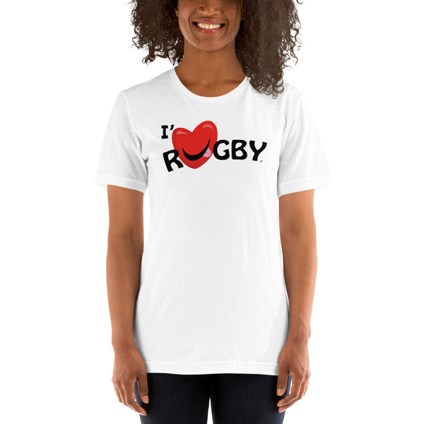 T-shirt unisexe I' Love RUGBY