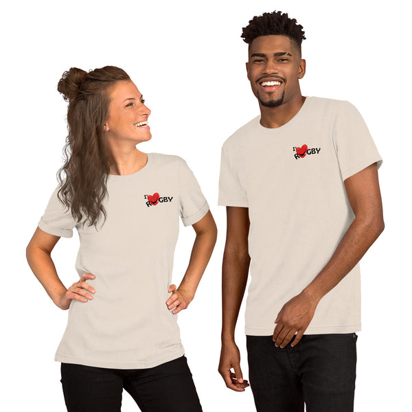 T-shirt unisexe - Emblème I Love Rugby
