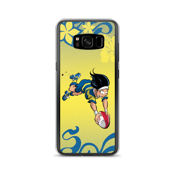 Coque Samsung - Babyliss - Jaune/Bleu