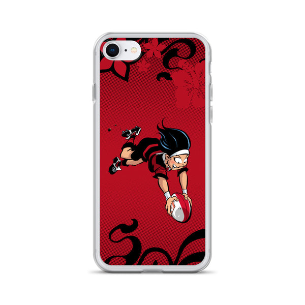 Coque iPhone - Babyliss - Noir/Rouge