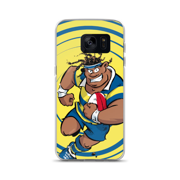 Coque Samsung - Sécateur - Jaune/Bleu