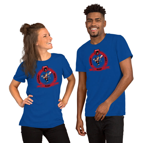 T-Shirt unisexe - Pastille Bourrichon - Noir/Rouge