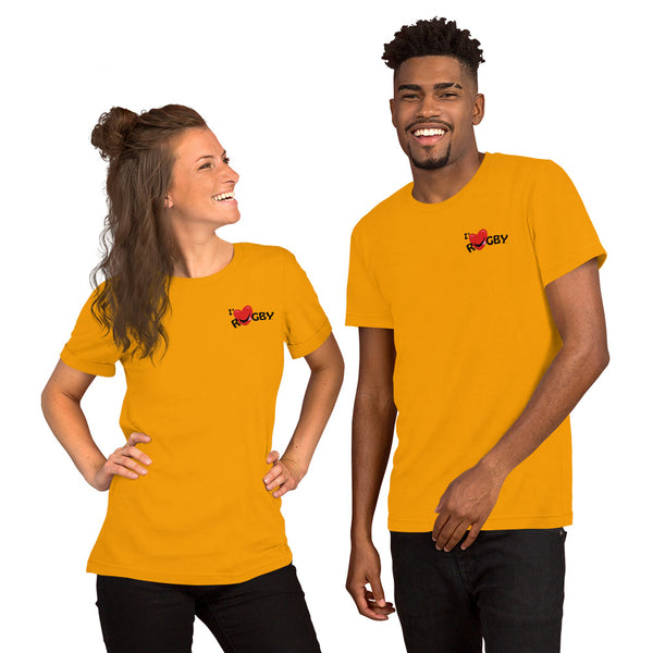 T-shirt unisexe - Emblème I Love Rugby