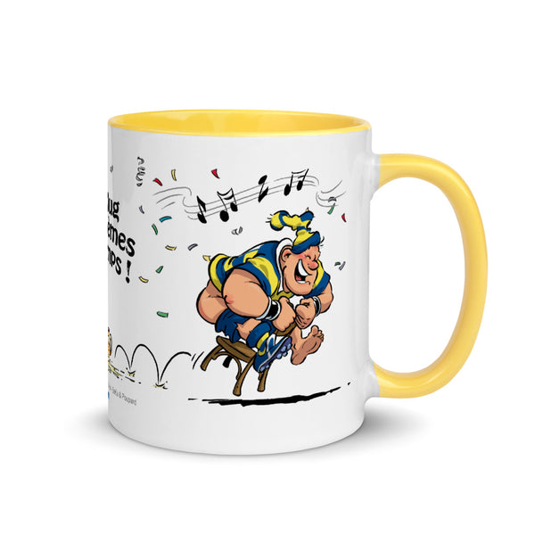 Le MUG des 3 èmes Mi-Temps - Jaune/Bleu