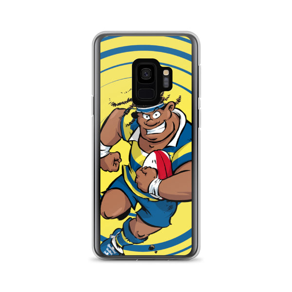 Coque Samsung - Sécateur - Jaune/Bleu