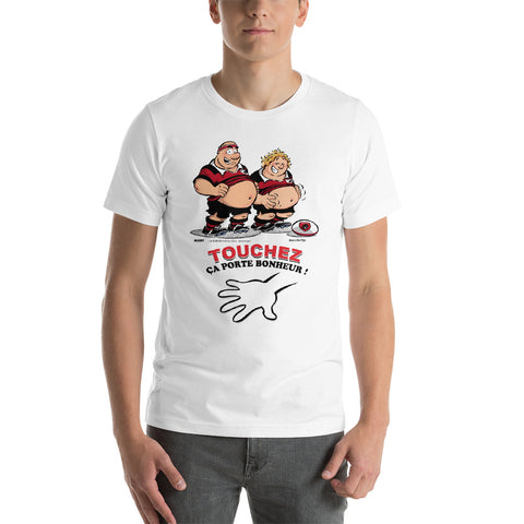 T-shirt HOMME - Le petit Bidou - Noir/Rouge