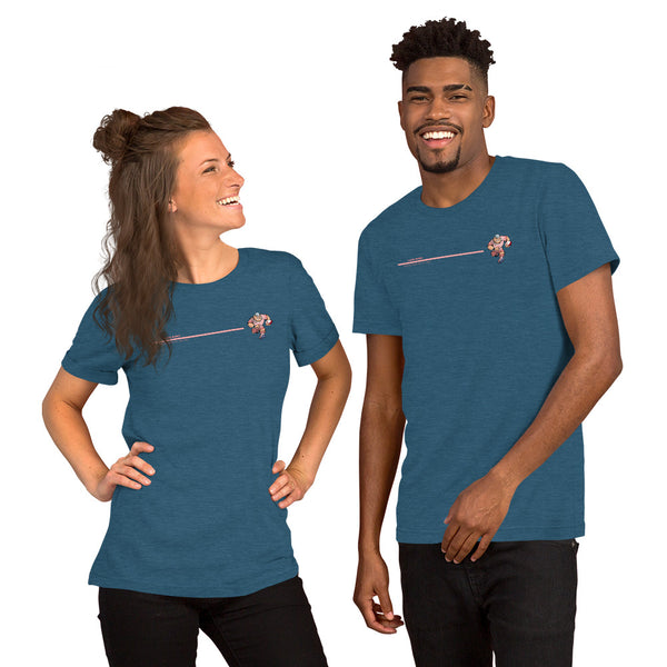 T-shirt unisexe Bandeau Anesthésiste - I Love RUGBY