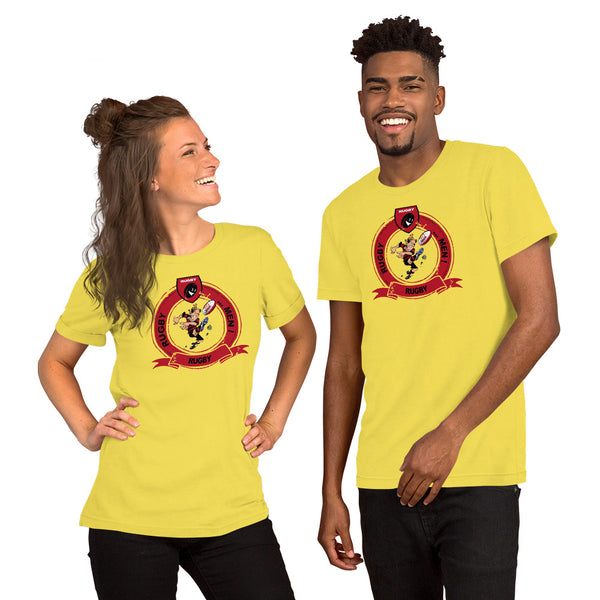 T-Shirt unisexe - Pastille Bourrichon - Noir/Rouge