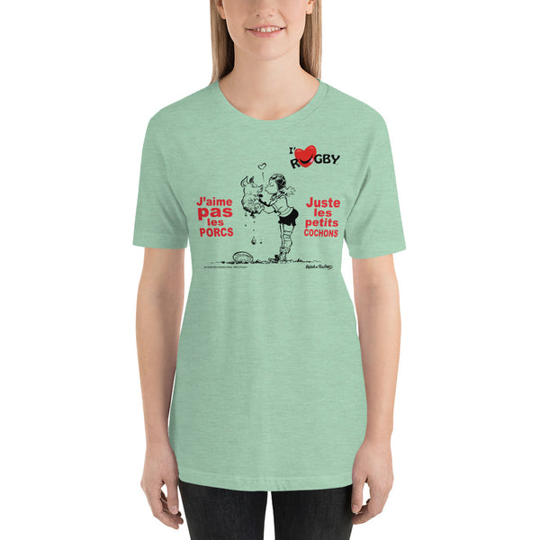 T-shirt FEMME - J'aime pas les PORCS...