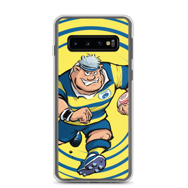 Coque Samsung - Anesthésiste - Jaune/Bleu