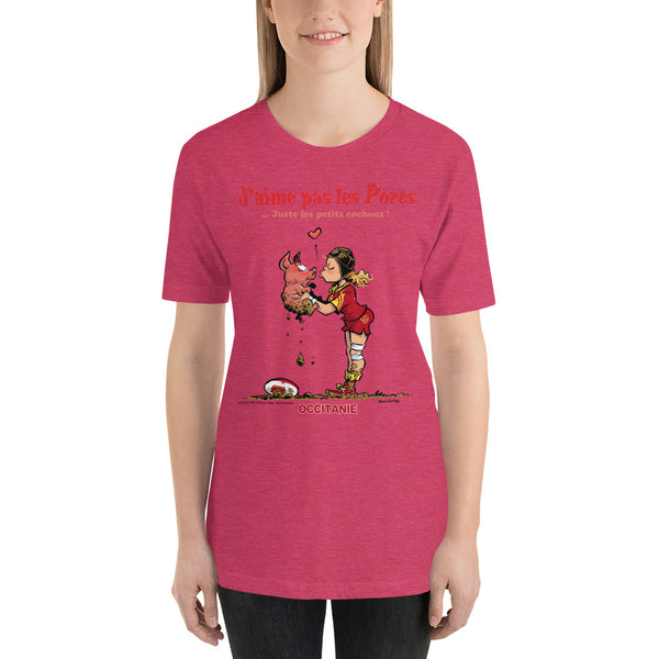 T-shirt FEMME - J'aime pas les PORCS - Occitanie