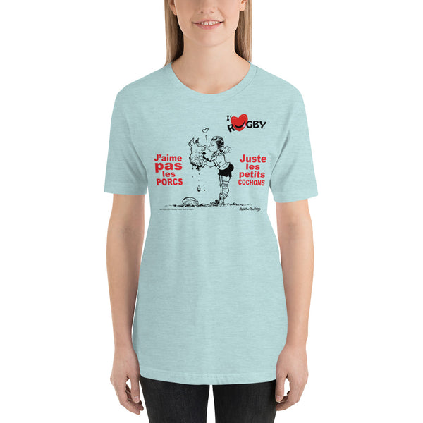 T-shirt FEMME - J'aime pas les PORCS...
