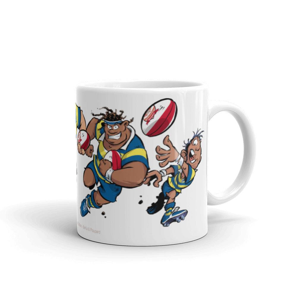 Le MUG des déménageurs - Jaune/Bleu