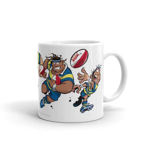 Le MUG des déménageurs - Jaune/Bleu