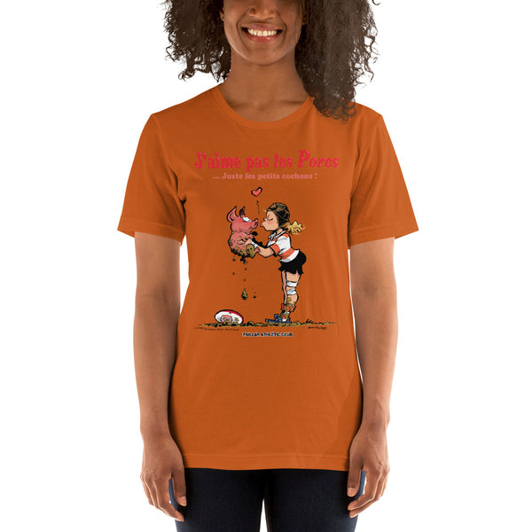 T-shirt FEMME - J'aime pas les PORCS - P.A.C.