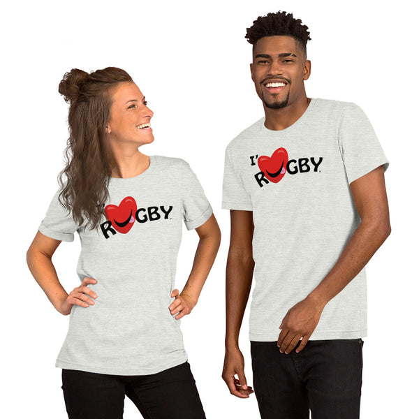T-shirt unisexe I' Love RUGBY
