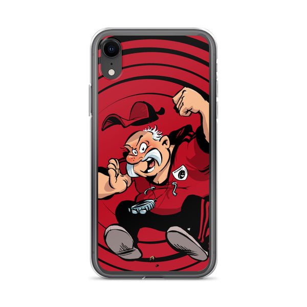 Coque iPhone - Coach - Noir/Rouge