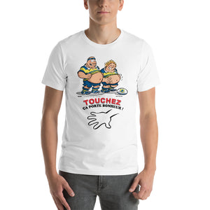 T-shirt HOMME - Le petit Bidou - Jaune/Bleu