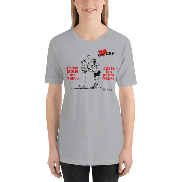 T-shirt FEMME - J'aime pas les PORCS...