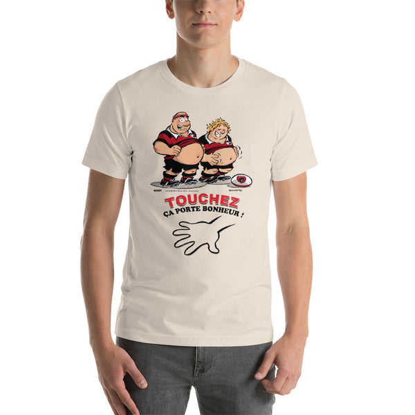 T-shirt HOMME - Le petit Bidou - Noir/Rouge