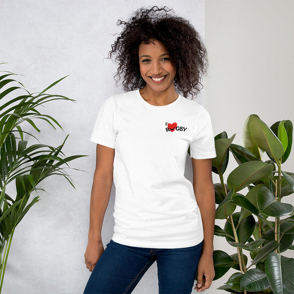 T-shirt unisexe - Emblème I Love Rugby