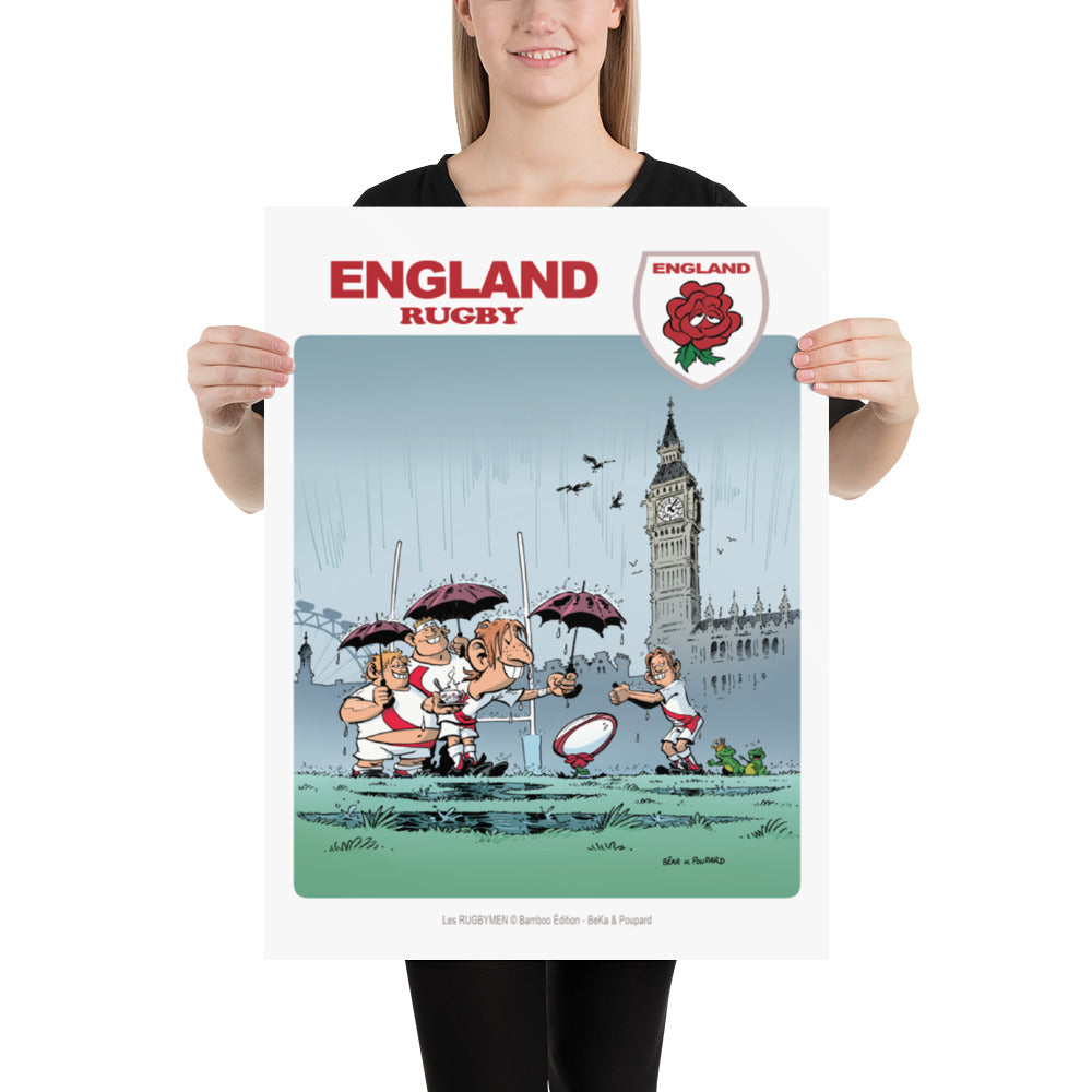 Poster - England Rugby – laboutiquedesrugbymen