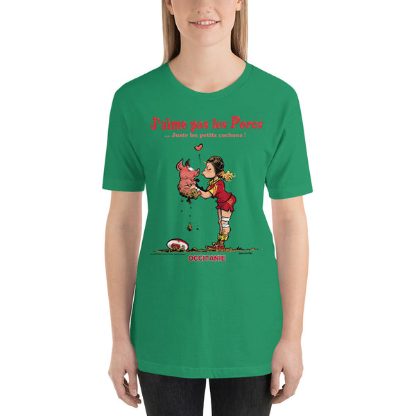 T-shirt FEMME - J'aime pas les PORCS - Occitanie
