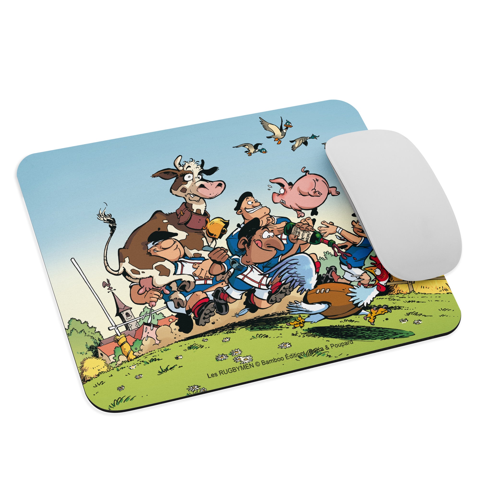 Tapis de souris - France, rugby de clocher