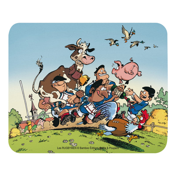 Tapis de souris - France, rugby de clocher