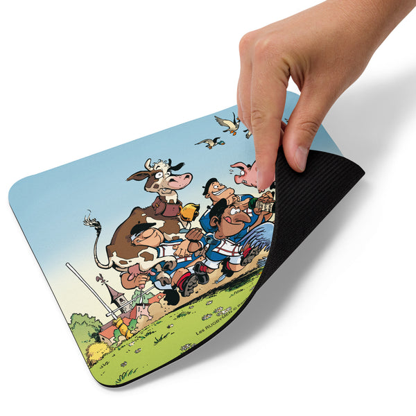 Tapis de souris - France, rugby de clocher